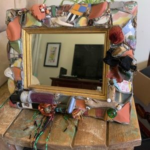 Mackenzie Childs Odds and Ends 9x11 Mirror
